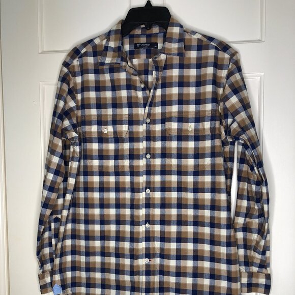 Cremieux Classics, Men's Long Sleeve Shirt Size Medium 100% Cotton New No Tag - Picture 2 of 11